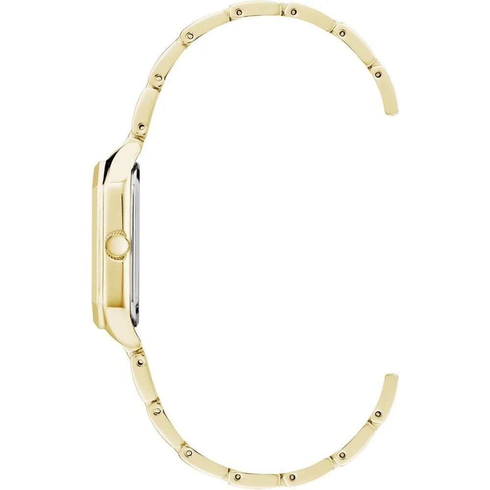 Women's Gold Tone Stainless Steel Water Resistant Bracelet Adjustable Watch